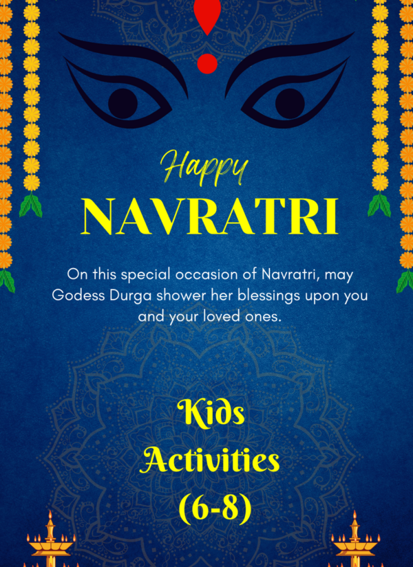 Navratri Worksheets for kids (6-8)– free download