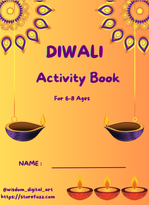 Diwali Activity Pages ( 6-8 ages )